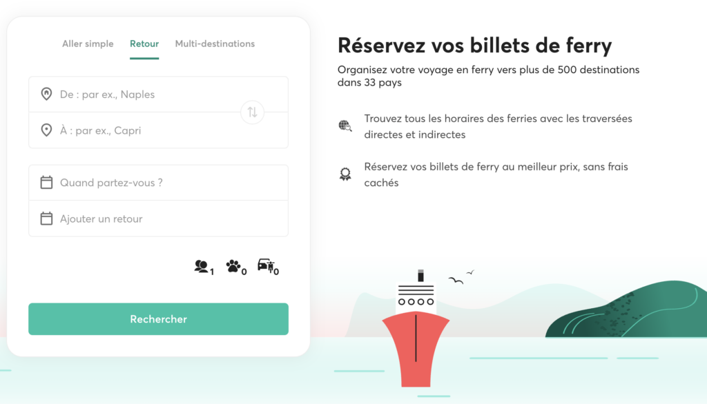 Réserver ferry grece