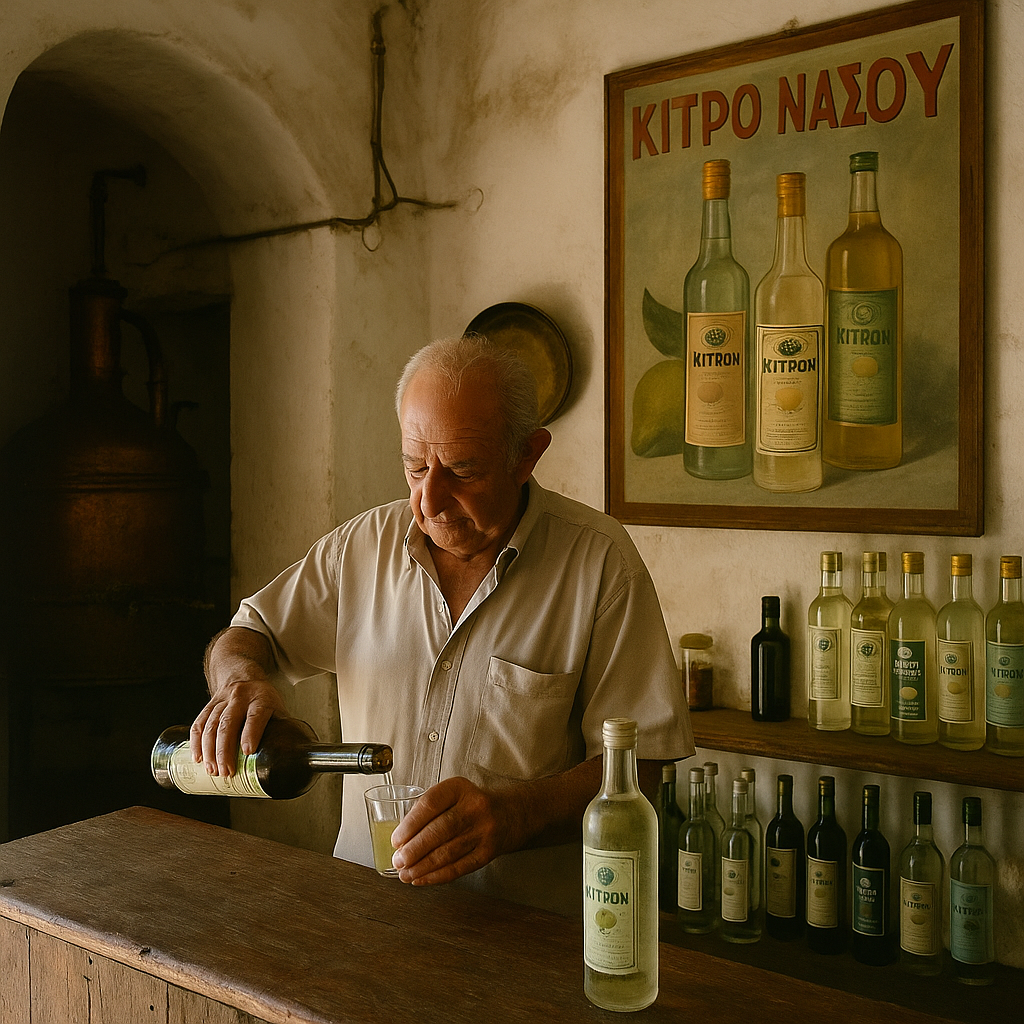 Visite du village de Halki et dégustation de Kitron