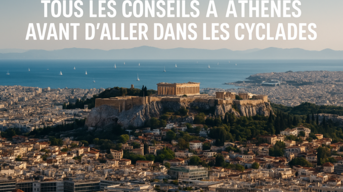 Tous les conseils à Athènes avant d'aller dans les Cyclades Tous les conseils à Athènes avant d'aller dans les Cyclades