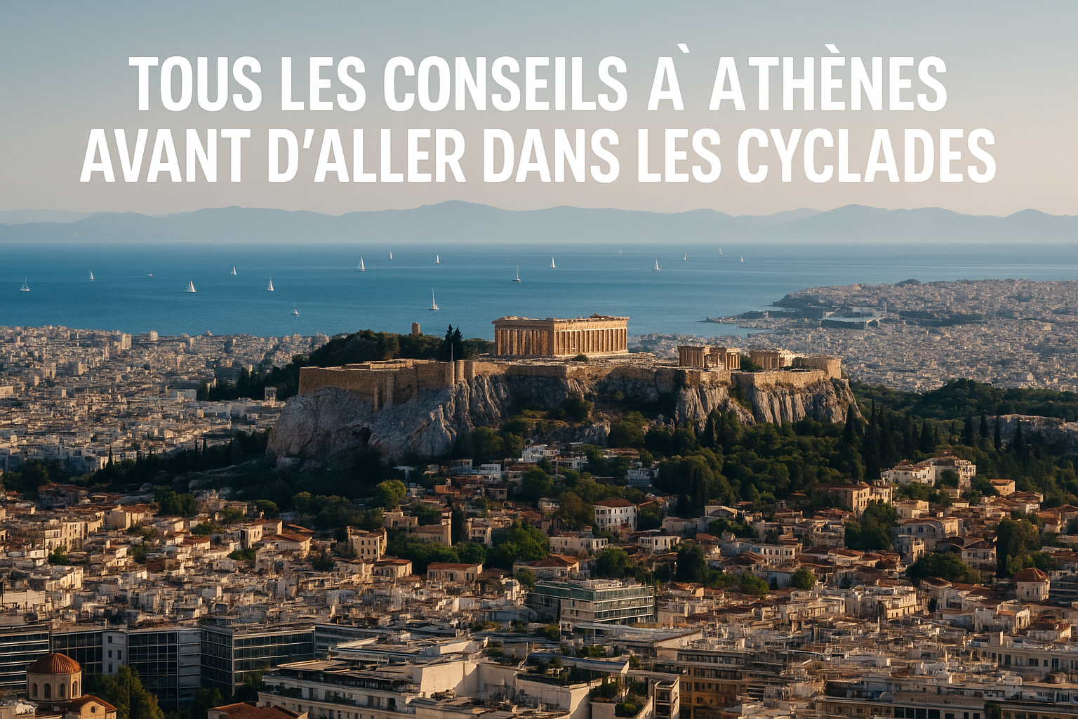 Tous les conseils à Athènes avant d'aller dans les Cyclades