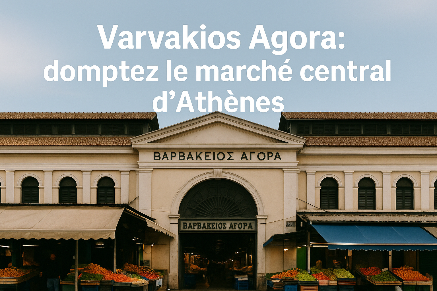 Varvakios Agora : domptez le marché central d’Athènes