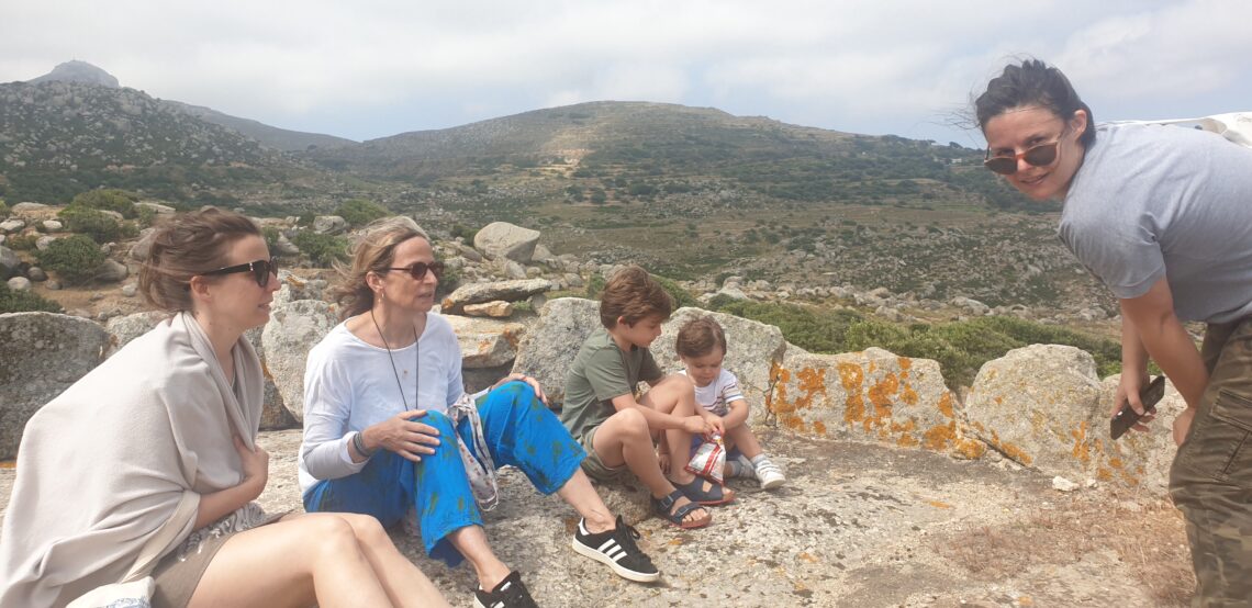 cyclades avec les enfants