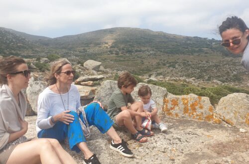 cyclades avec les enfants