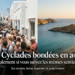 les cyclades bondees en aout
