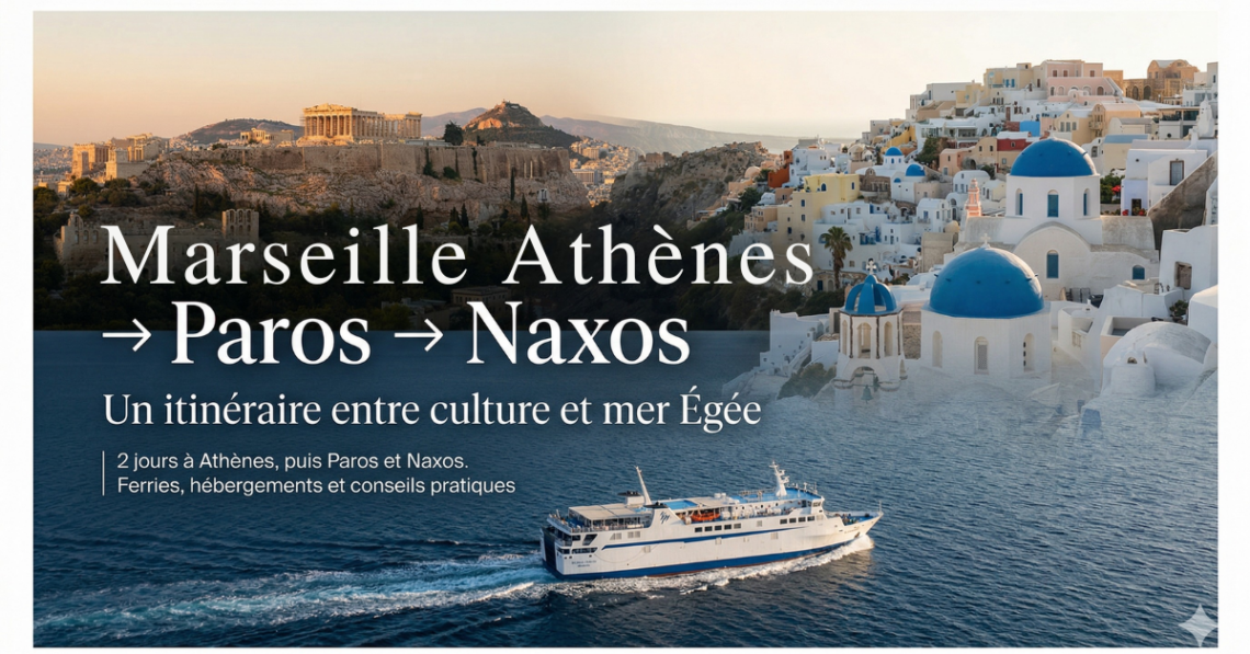 les cyclades depuis marseille