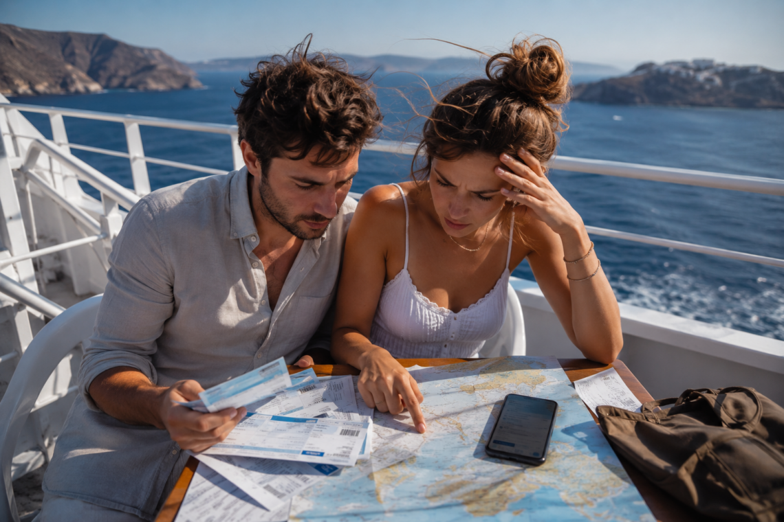 Premiere fois dans les Cyclades
