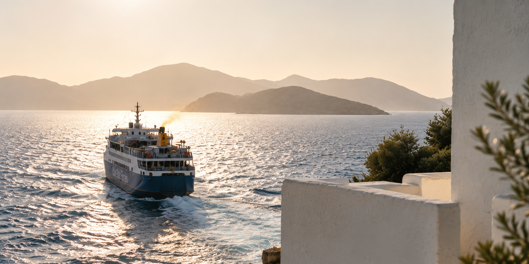 Ferry vers Mykonos