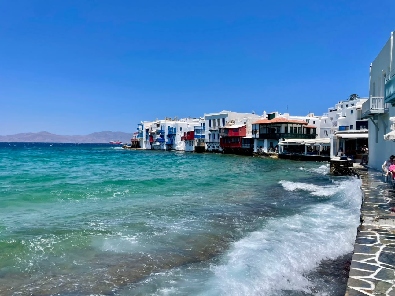 Vue de Mykonos dans les Cyclades